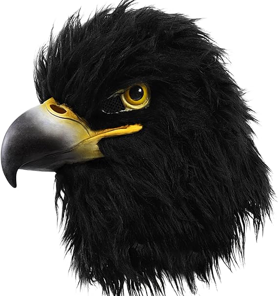 црн орел силиконска маска глава за лице