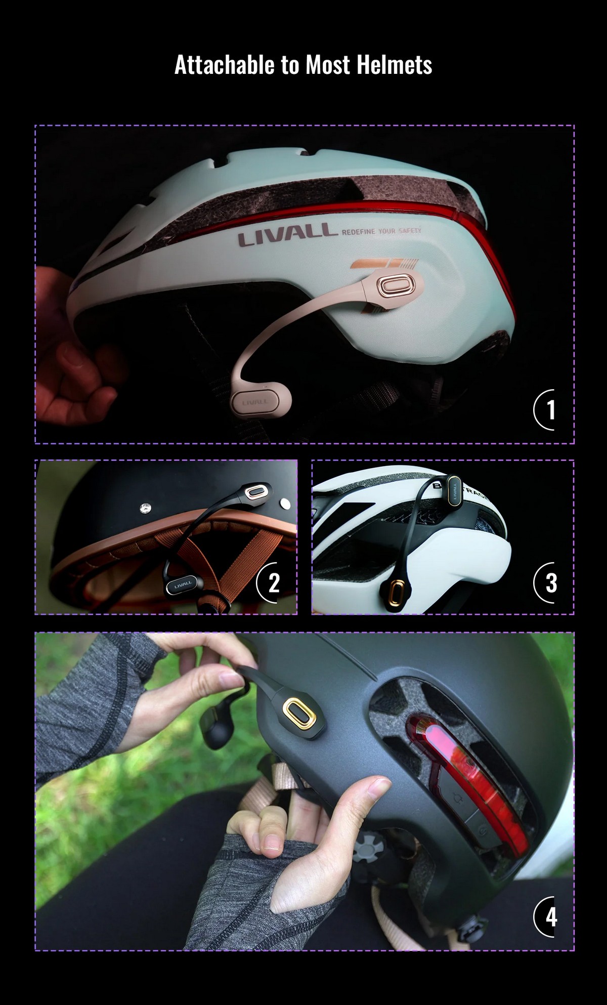 слушалки за шлем велосипед