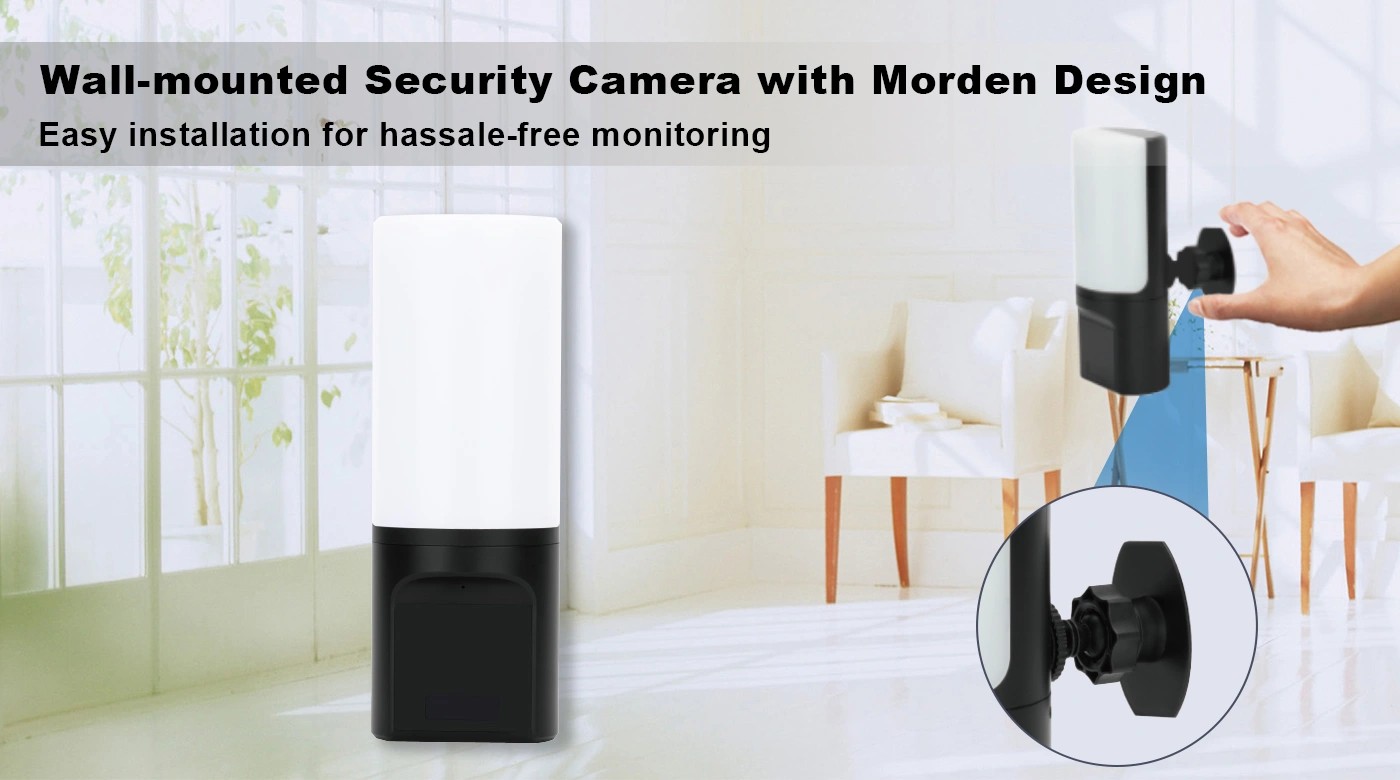 Скриена безбедносна камера шпионска ламба за вашата куќа, стан, канцеларија