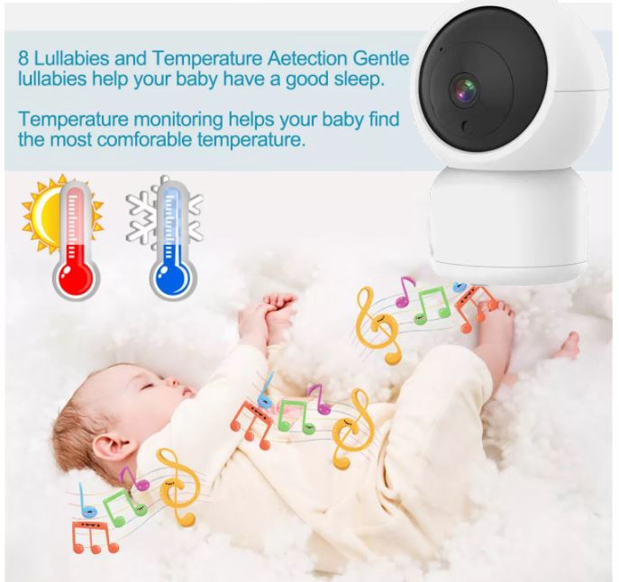 електронско видео за дадилка - монитор за бебиња