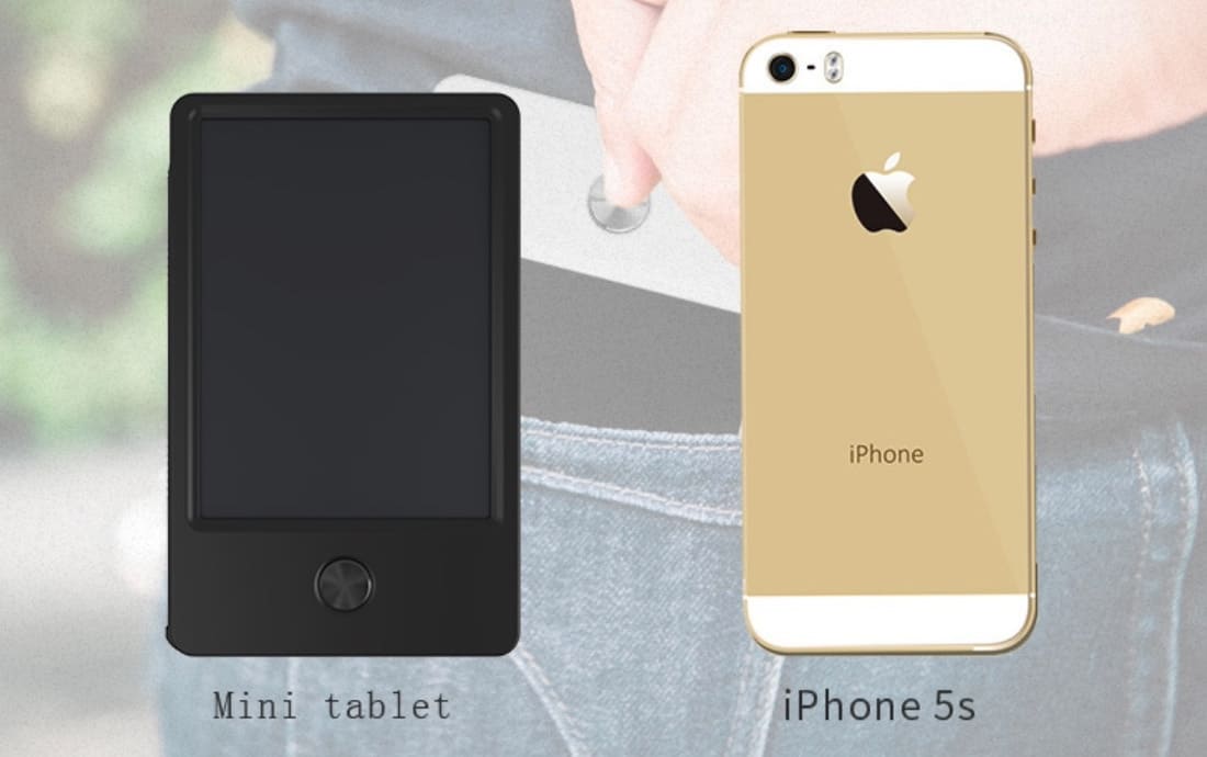 Мини димензии како вашиот мобилен телефон - Џебна LCD маса