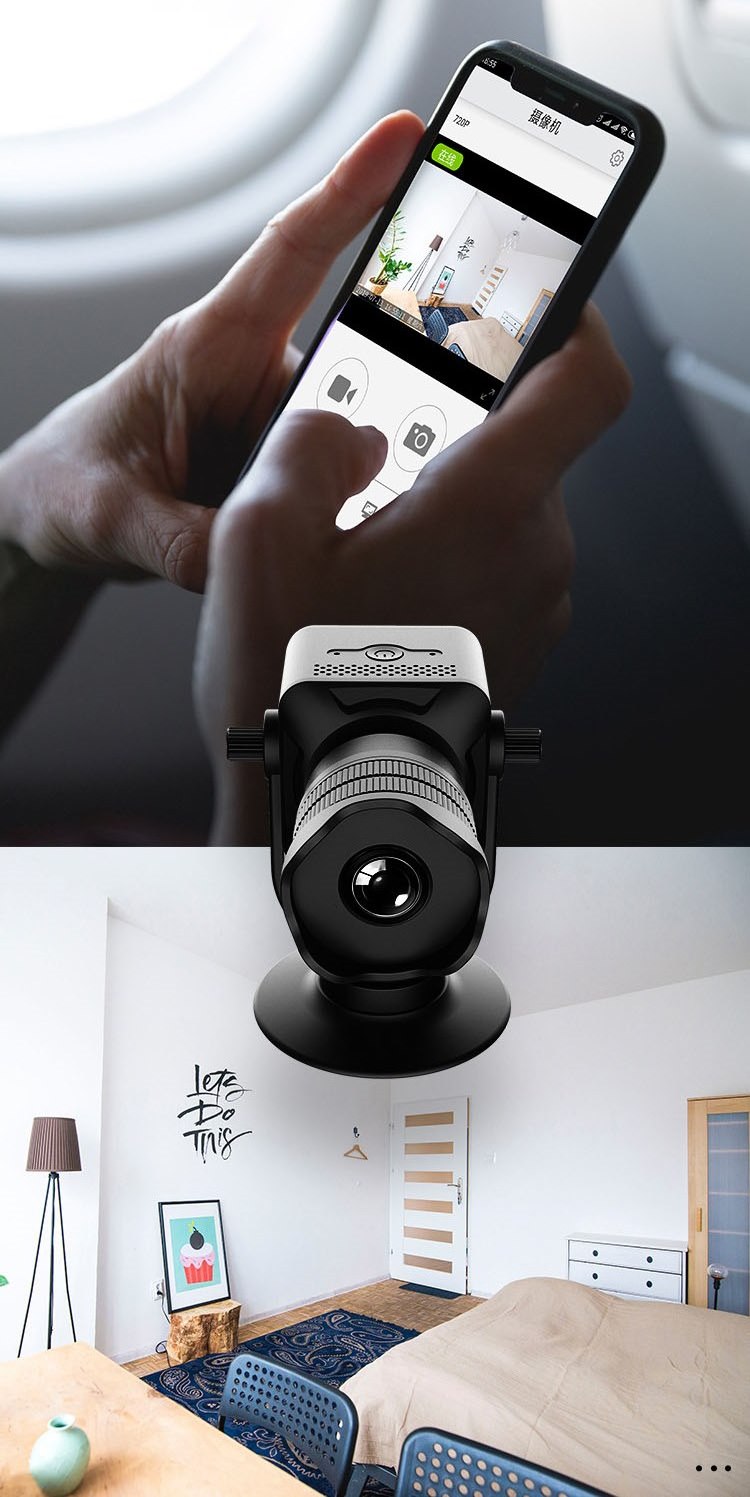 пренос во живо преку апликација во мобилна мини шпионска камера