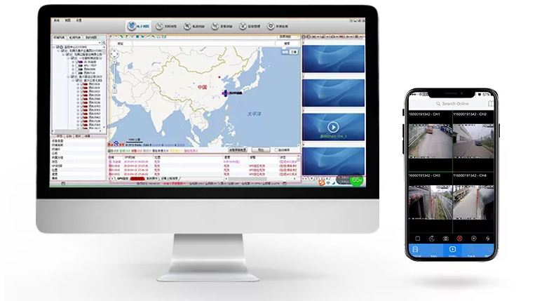 софтверска веб-платформа апликација за паметни телефони за автомобил камера