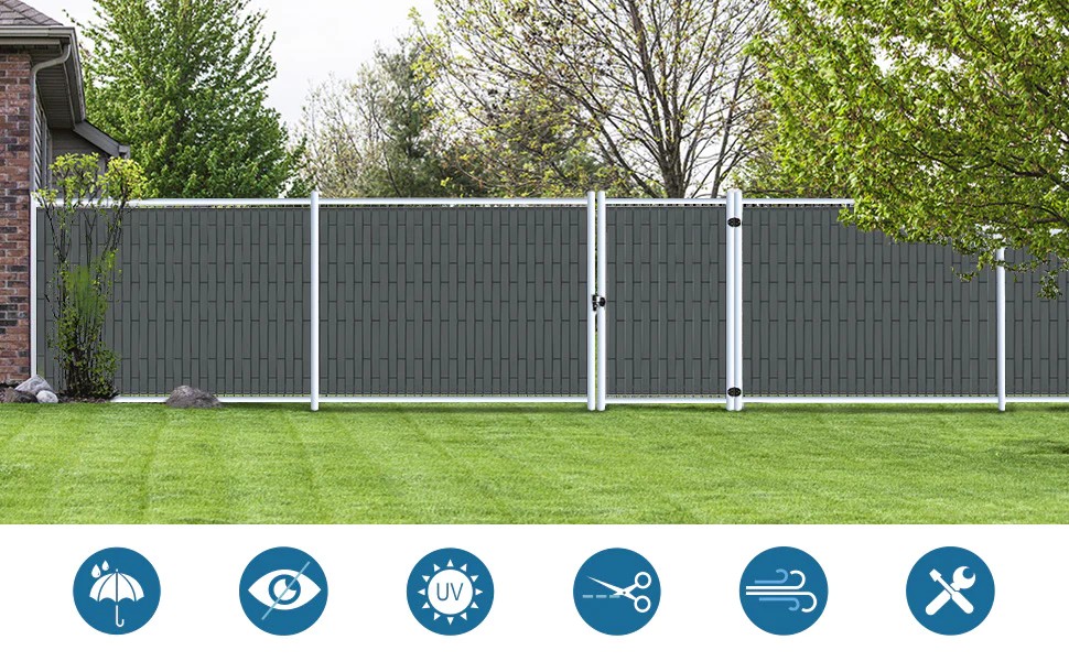 ПВЦ пластика за полнење огради за засенчување ограда