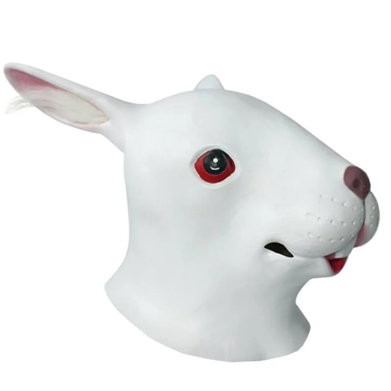 силиконска маска за лице и глава од зајак