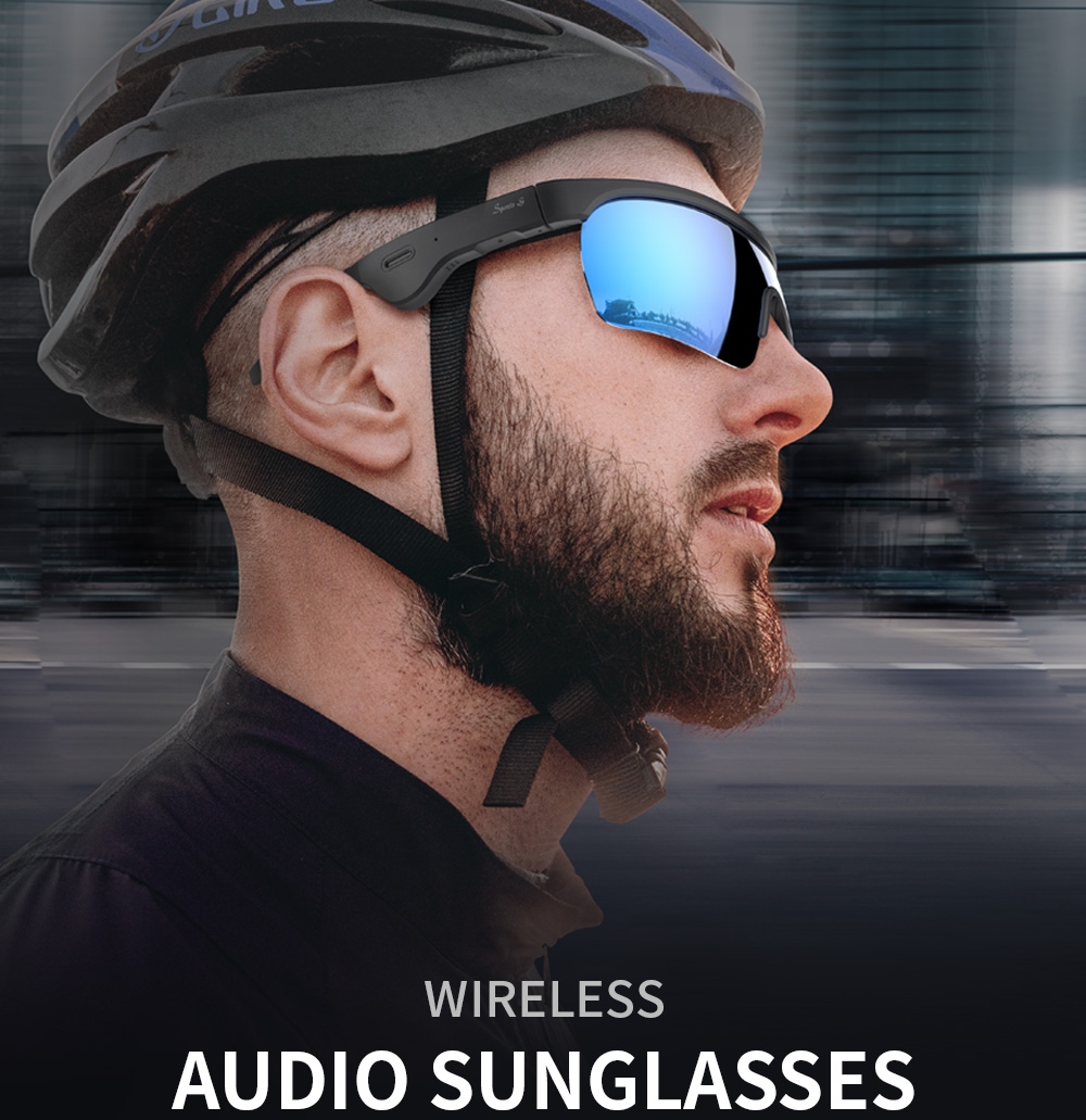Паметни аудио очила за сонце, спортски наочари со Bluetooth за слушање музика