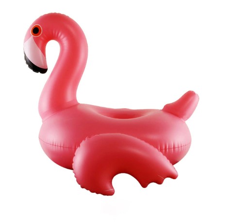 фламинго на надувување за чаши како држач
