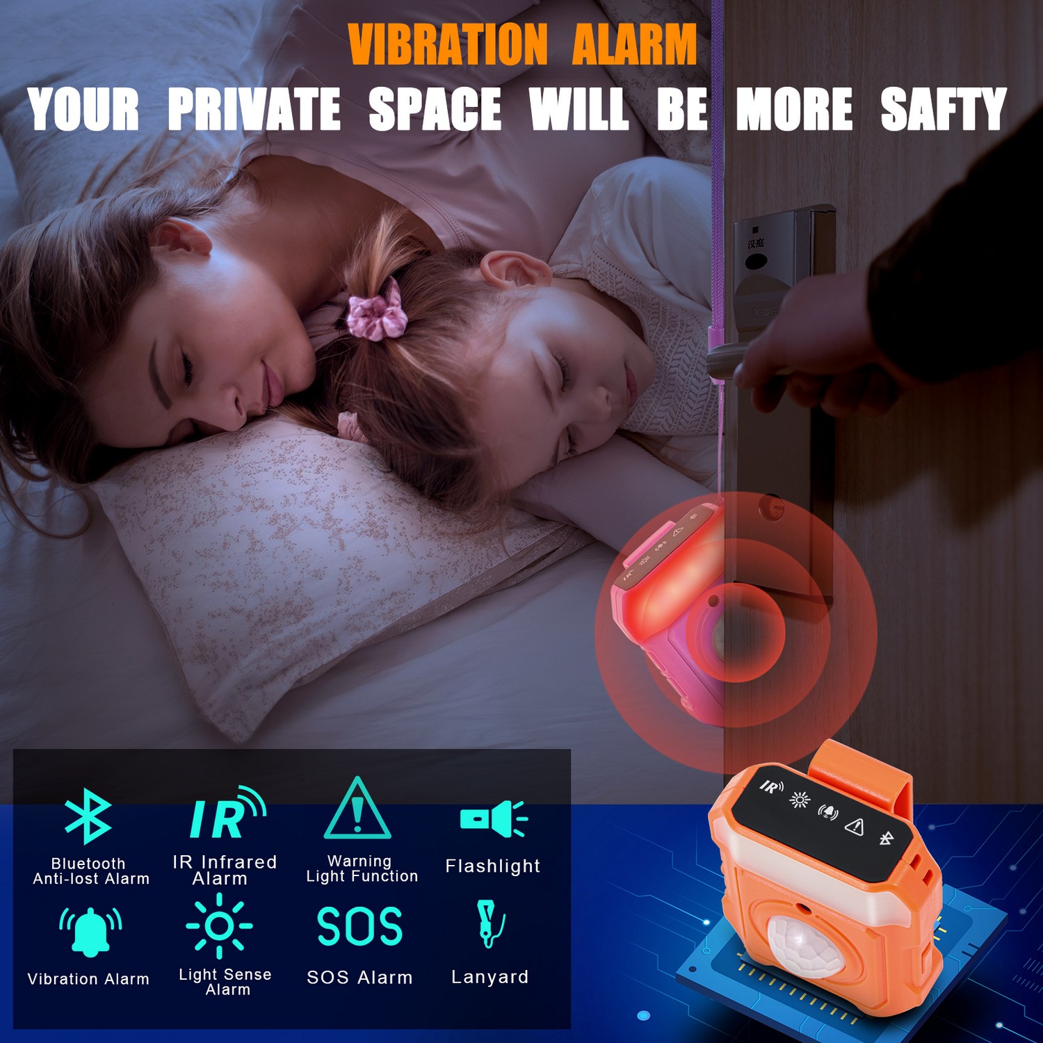 личен безбедносен аларм - вибрирачки аларм