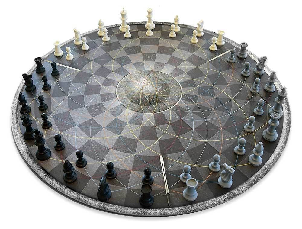 Кружен шах за 3 играчи (лица)