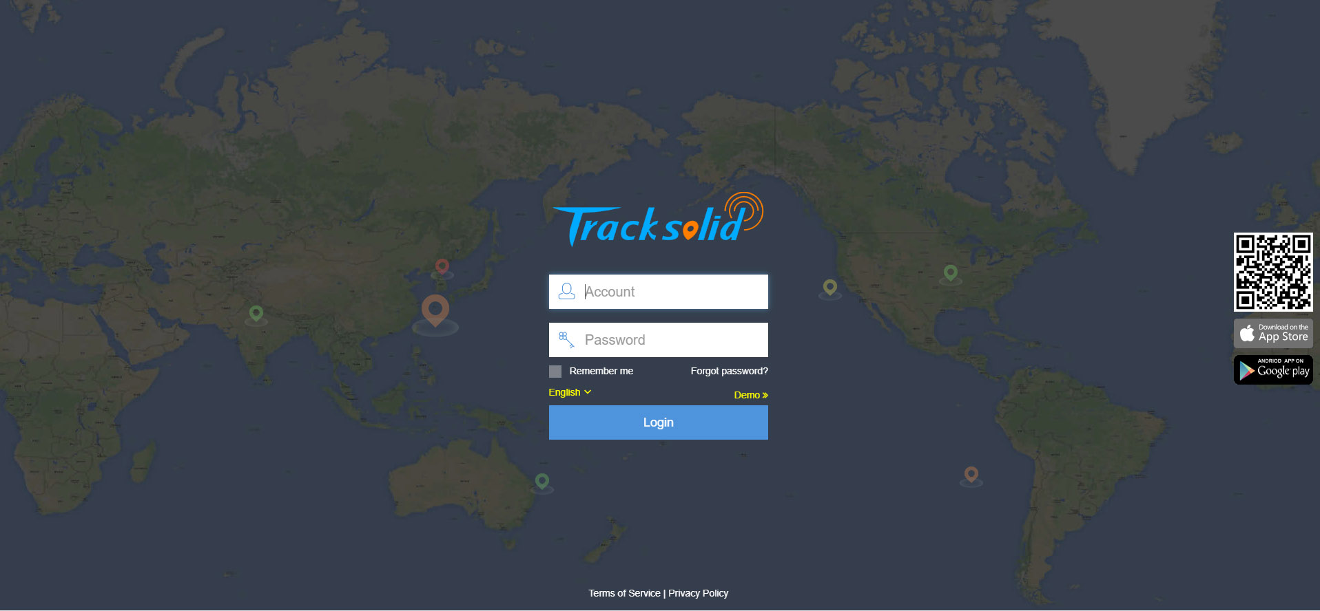 Софтвер за апликација за tracksolid за следење GPS