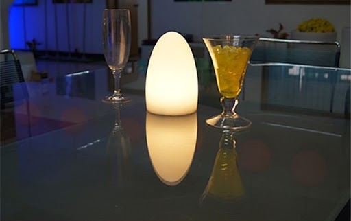 светло за маса - облик на јајце