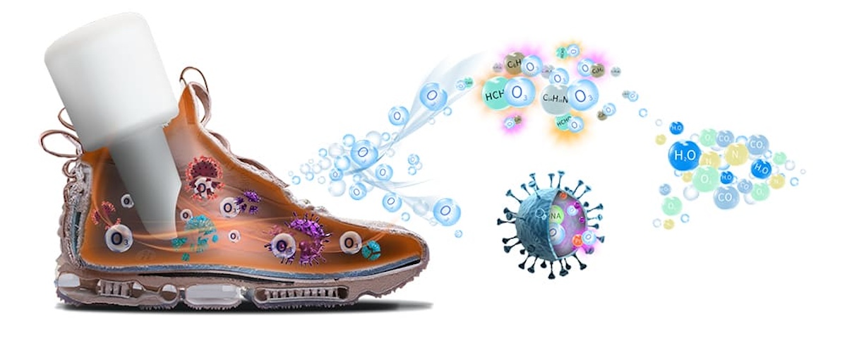 Стерилизација на чевли за чистење на чевли со озон