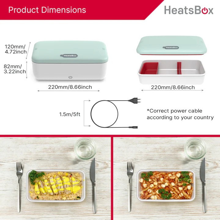HeatsBox животна кутија за храна термо електрично греење преносливо