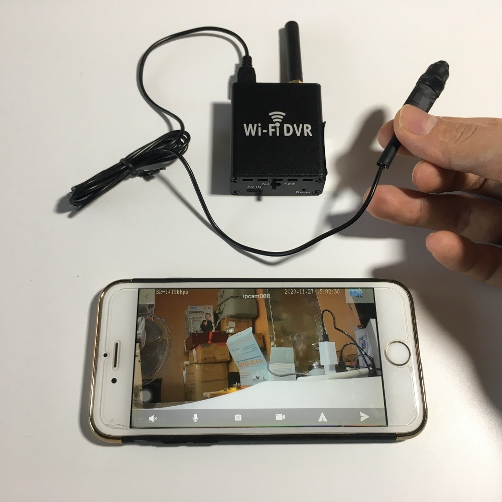Микро мини леќа за ip камера со дупка за wifi
