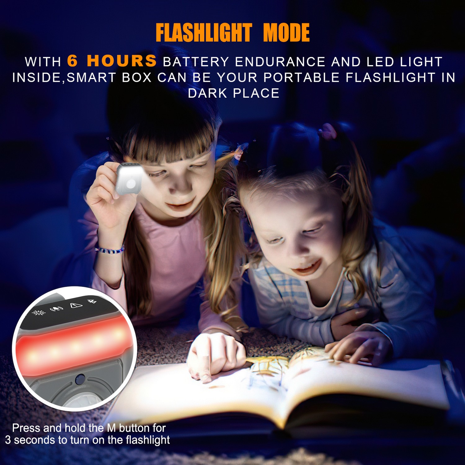 безбедносен паметен аларм - режим на фенерче - LED светло