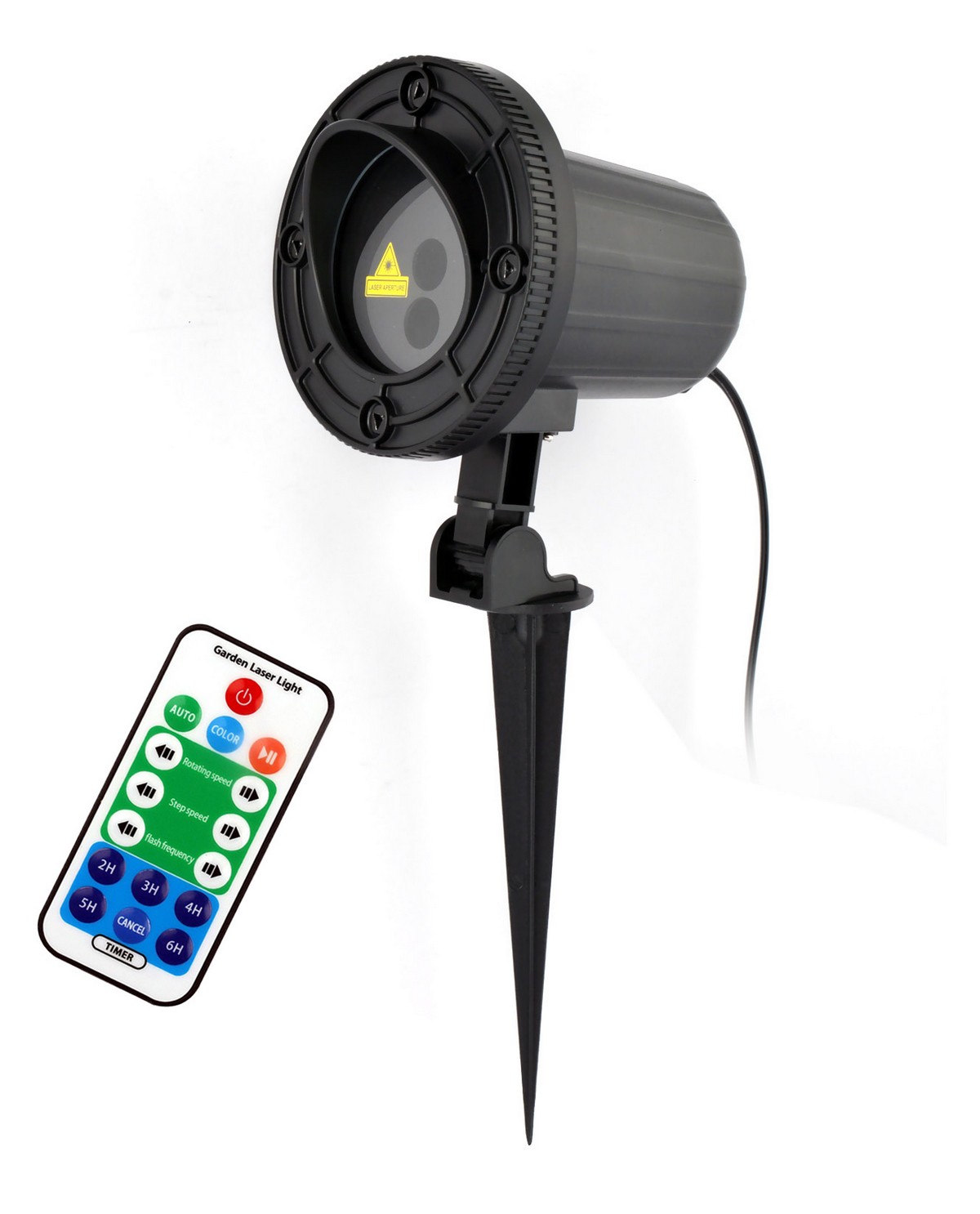 ласерски проектор во боја со далечински управувач