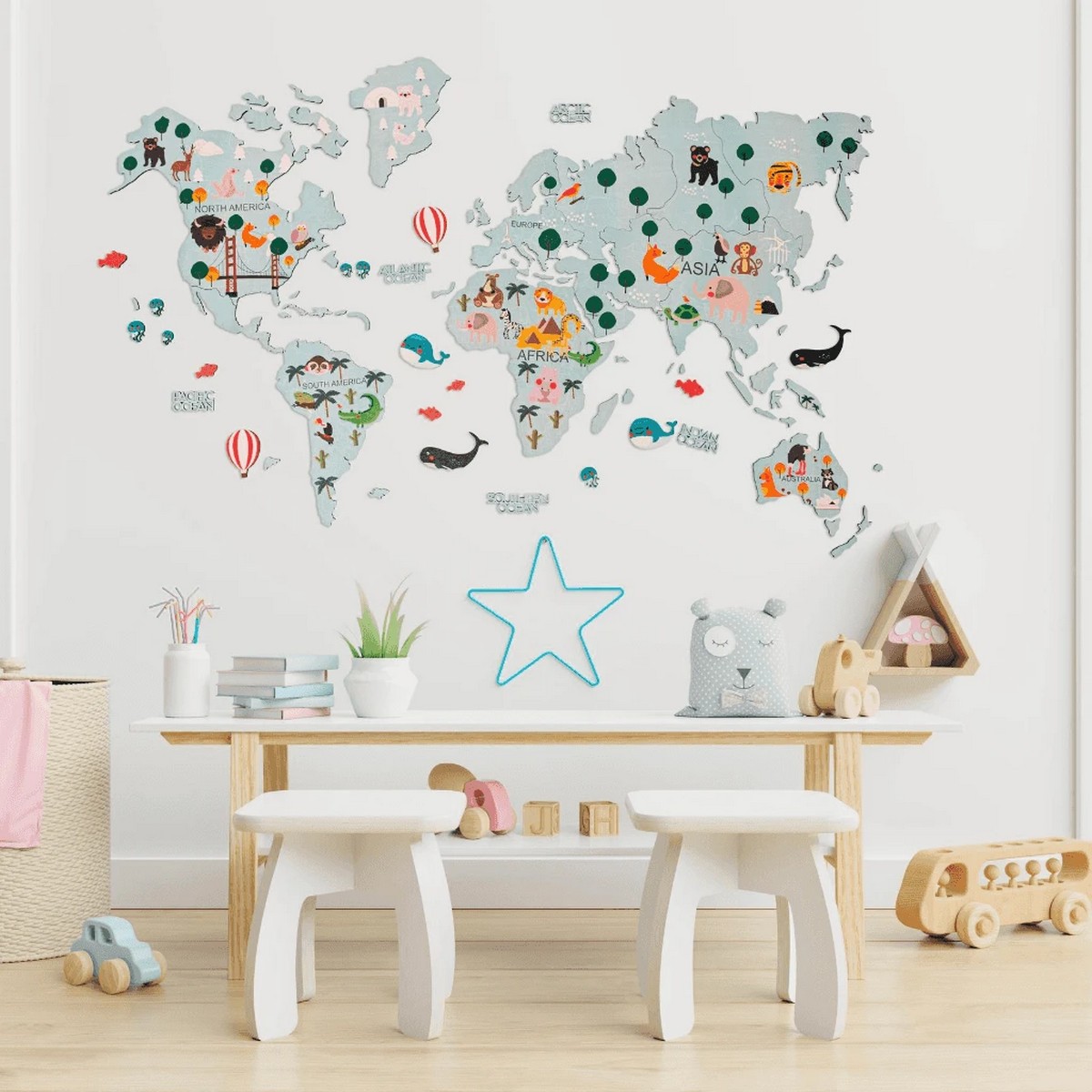 Светска мапа за деца