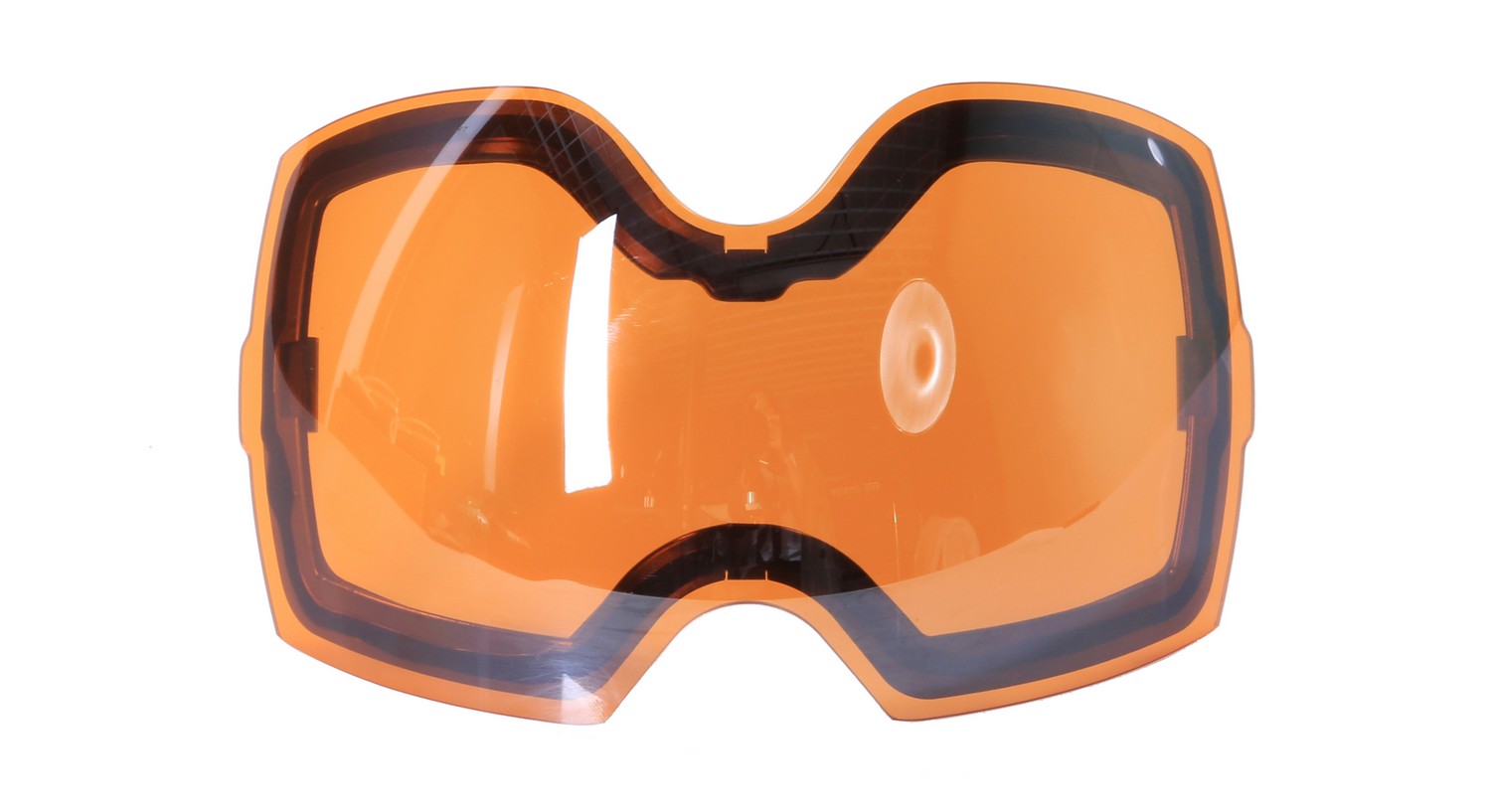 Портокалово заменливо стакло за очила за скијање