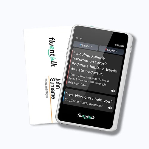 Fluentalk T1 mini - големина на Visa картичка со 2,8" HD екран