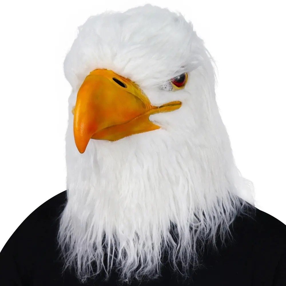 бел орел силиконска маска глава за лице