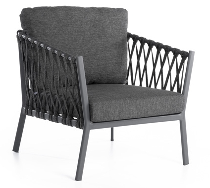 алуминиумски ратан стол за градината