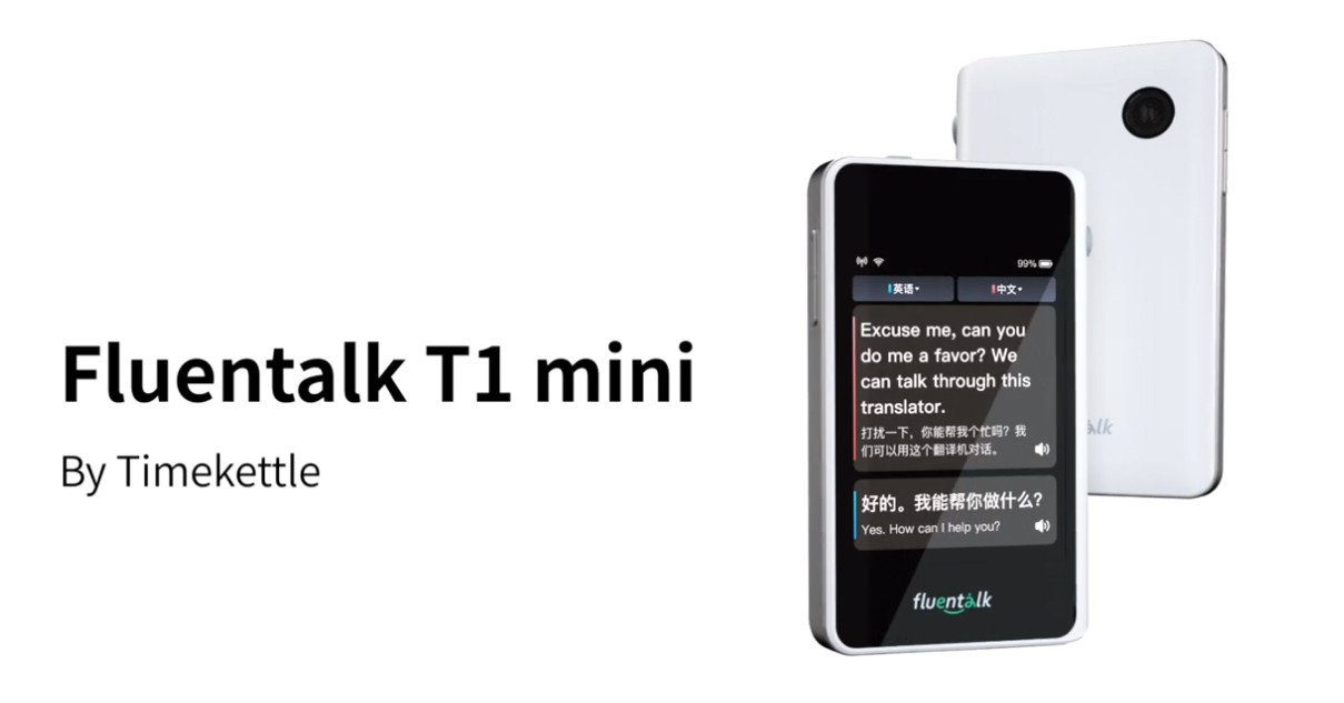 Fluentalk T1 mini Timekettle - пренослив патнички преведувач