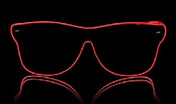 црвени очила за сонце