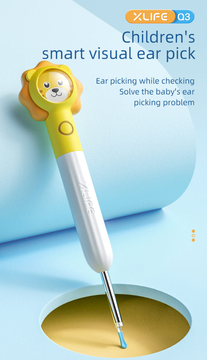 детски чистач за уши со wifi конекција за деца со камера во увото