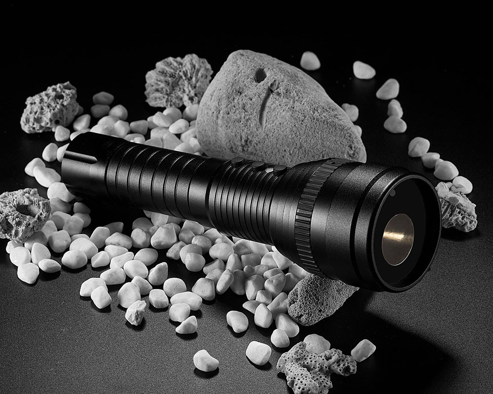 LED факел со камера