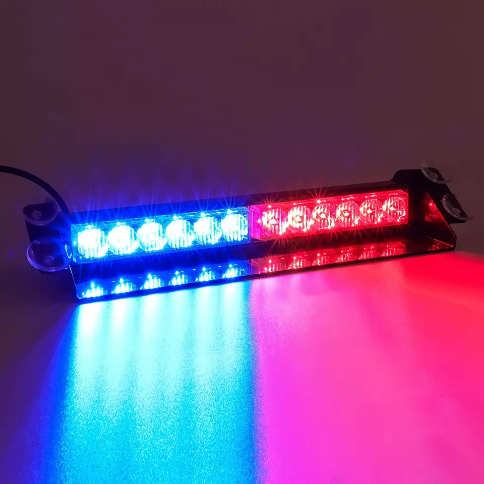 Трепкачки LED строб светла (светла) за автомобилот со можност за промена на бои и стилови на трепкање