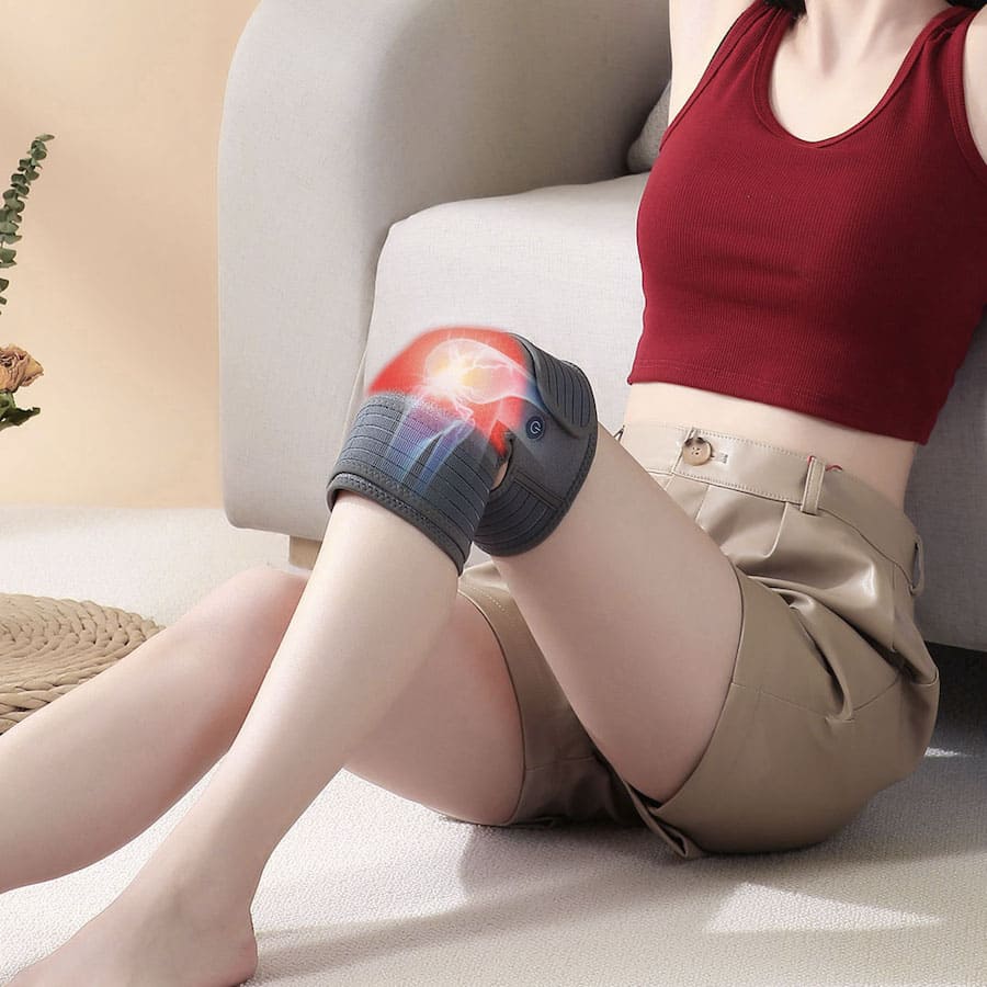 Загреана држач за колено - електрична спортска обвивка за термо затоплување
