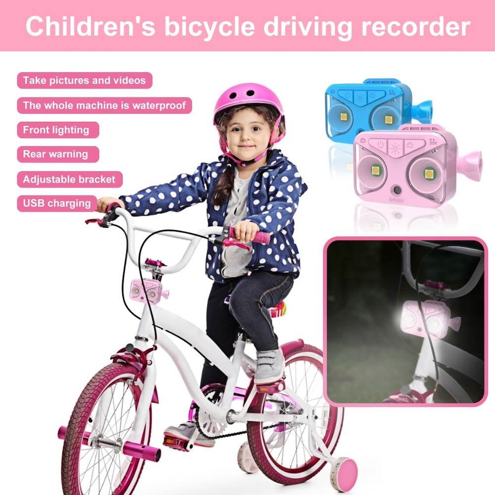 детски велосипед камера со велосипед светло