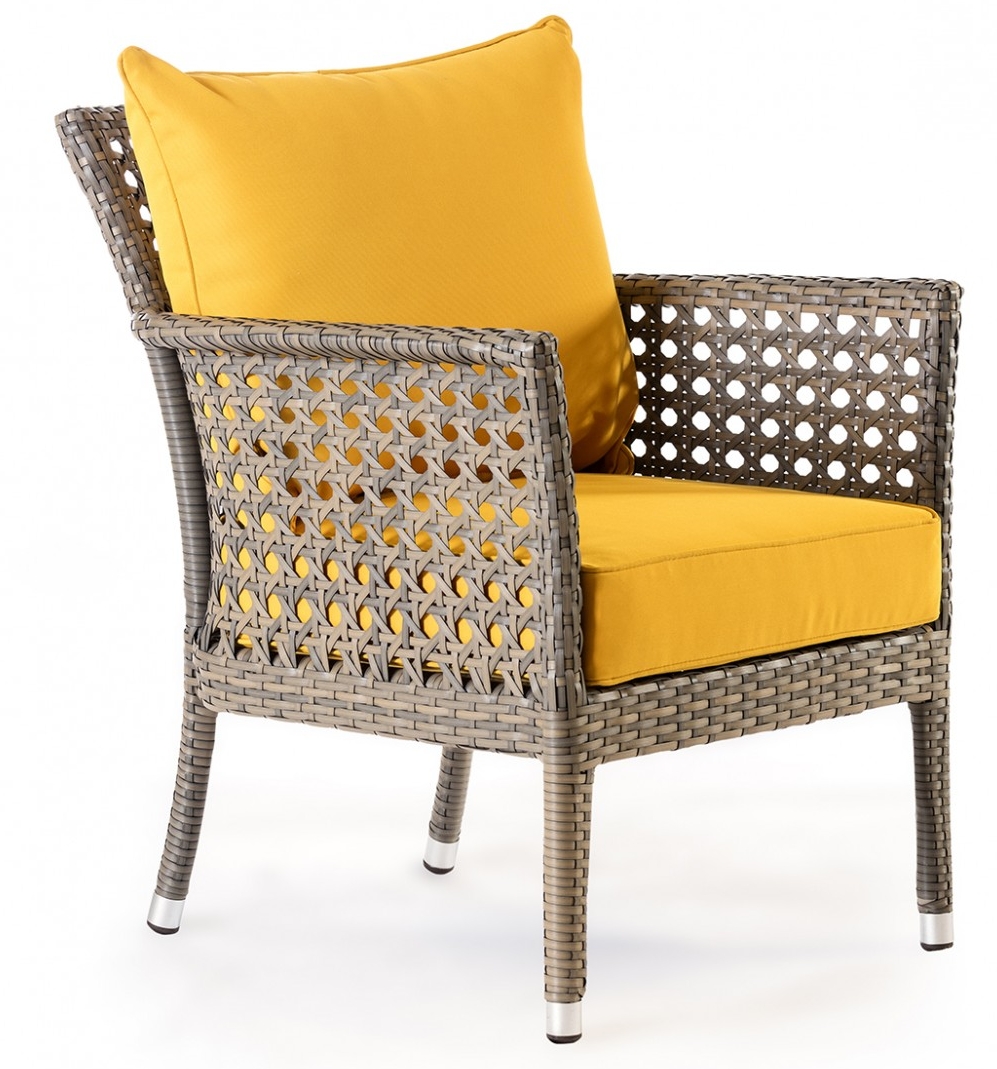 Ратан градинарски кауч фотелја во модерен луксуз