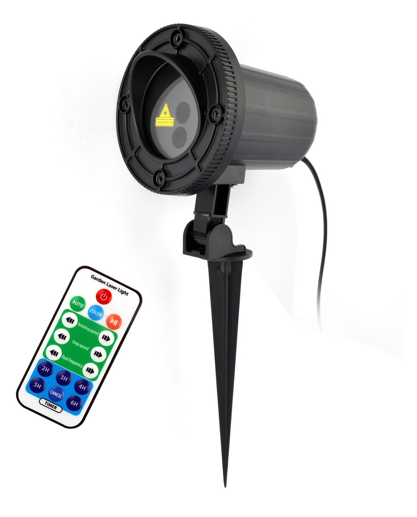 Божиќен проектор со далечински управувач за осветлување на куќата