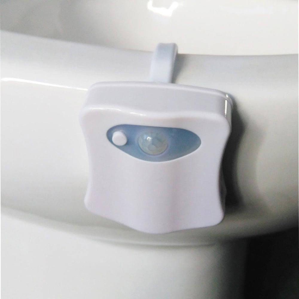 Тоалетно светло со сензор за движење - LED во боја