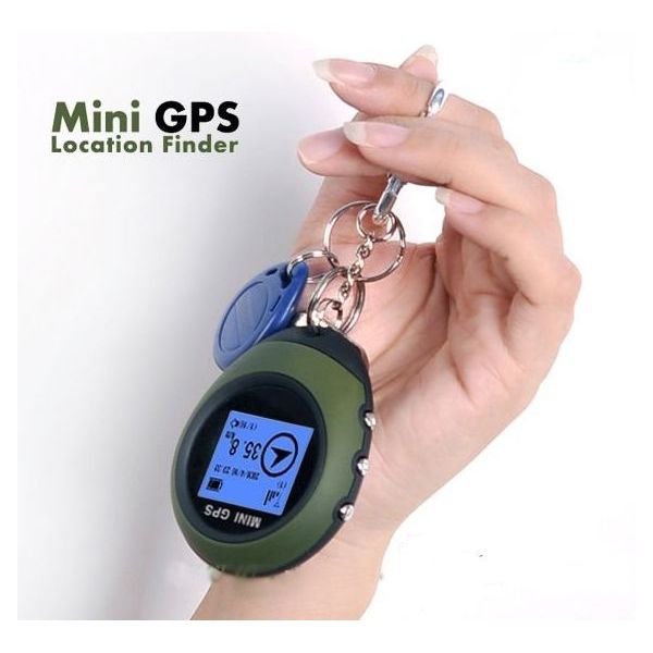 мини GPS навигација на прстен за приврзок од клучеви