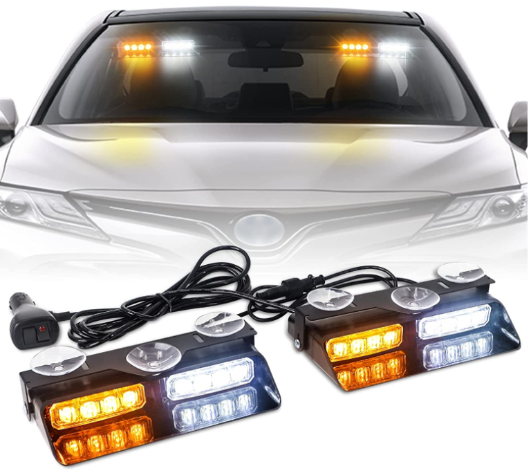автомобилски светла за итни случаи трепкачки светилник за автомобил (сина, црвена, бела, жолта, виолетова)