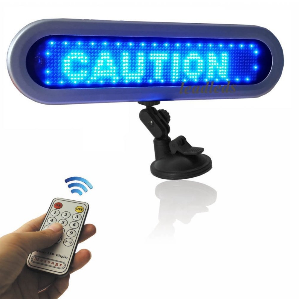 Автоматски LED екран во сина боја