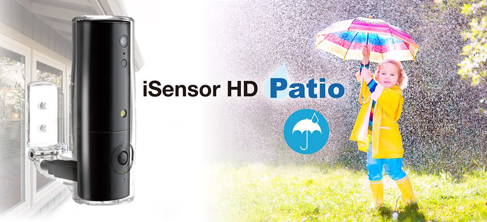 Домашна IP камера iSensor внатрешен двор водоотпорен и УВ