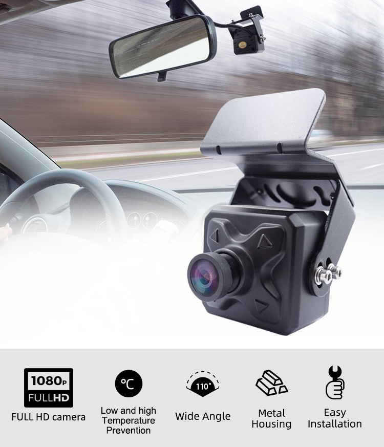 Full HD метална внатрешна камера за комбиња за автомобили